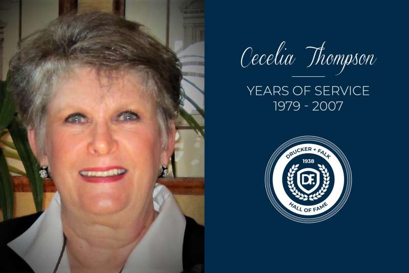 Cecelia Thompson Drucker + Falk Hall of Fame Inductee