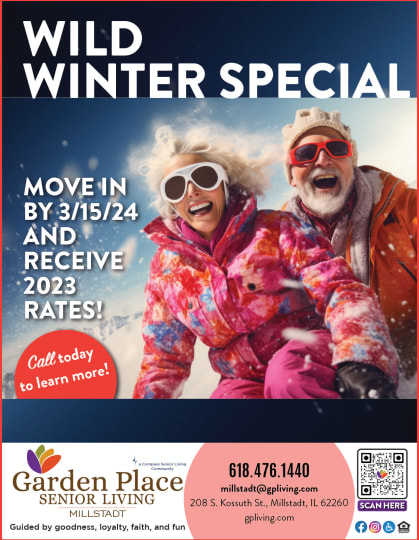 Wild Winter Special flyer at Garden Place Millstadt in Millstadt, Illinois