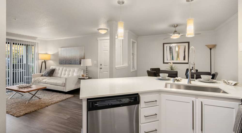 Model apartment at Overlook at Lakemont in Bellevue, Washington