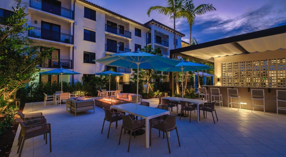 Beautiful evenings to be had at The Residences at Monterra Commons in Cooper City, Florida