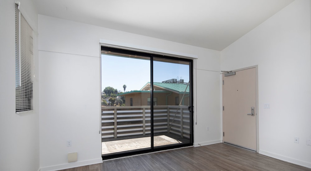 Apartment interior at The Quarry Apartments in La Mesa, California