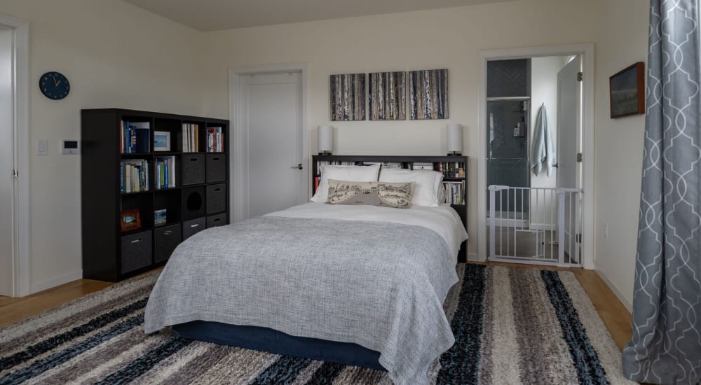 Bedroom at The Lombardi in New Rochelle, New York