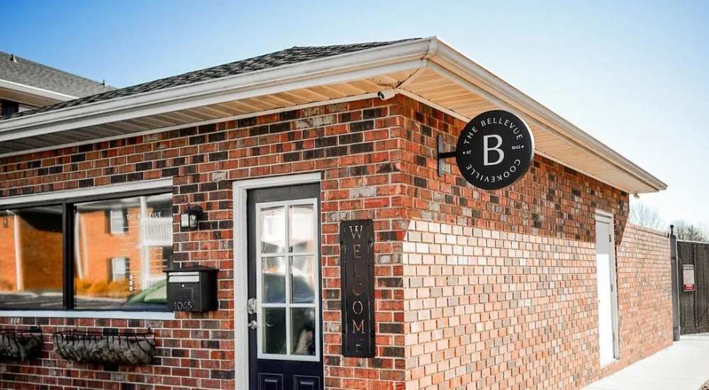 Resident using online rental payments portal at The Bellevue At 1045 in Cookeville, Tennessee