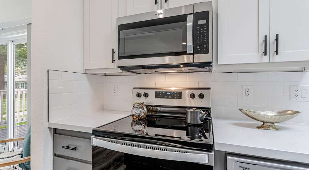 Upgraded kitchen at Capitola Gardens in Capitola, California
