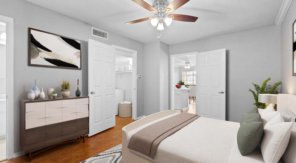 Bedroom Galleria Oaks in Houston, Texas