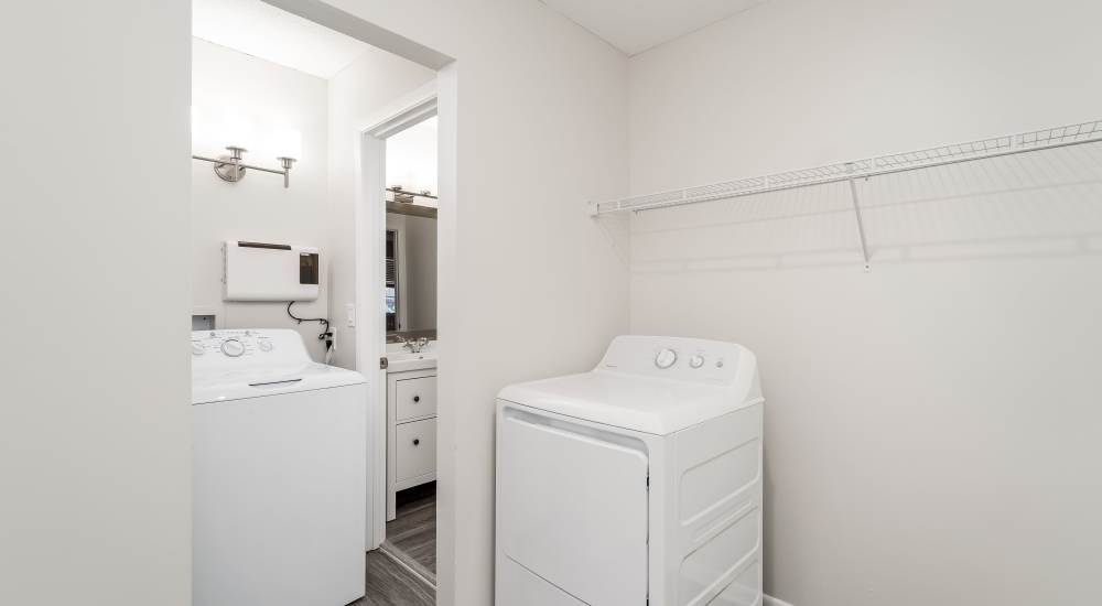 Washer and dryer connections at The Links in Chattanooga, Tennessee 