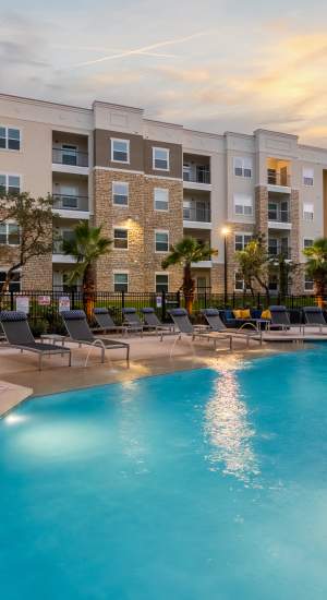 Swimming pools at The Abbey at Sonterra in San Antonio, Texas