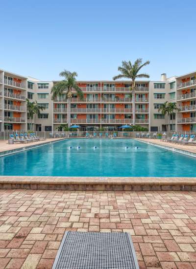 Olympic-Sized Swimming Pool at Waters Pointe in South Pasadena, Florida