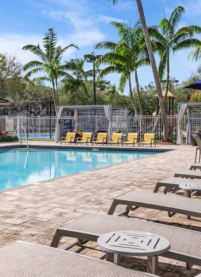 Resort-Style Swimming Pool at Boynton Place Apartments in Boynton Beach, Florida