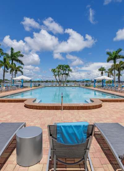 Olympic-Sized Swimming Pool at Waters Pointe in South Pasadena, Florida