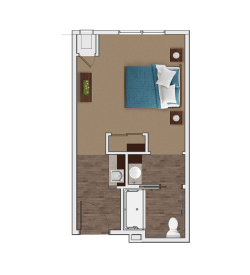 Memory Care Private Suite at Stonecrest of Town & Country