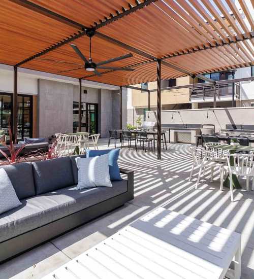 Fitness center at Sutter Green Apartments in Sacramento, California
