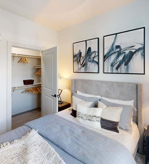 Resident with her pet at Silo Creek Apartments in Lafayette, Louisiana