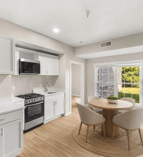 dining and kitchen area at Northpark Row in Huxley, Iowa