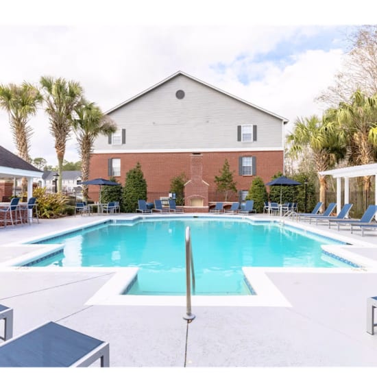 The saltwater swimming pool at Astoria in Mobile, Alabama