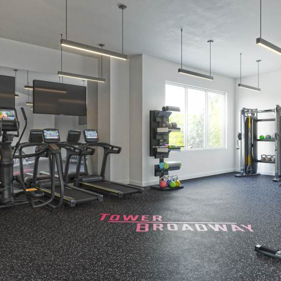 Bar area at Tower Broadway in Sacramento, California