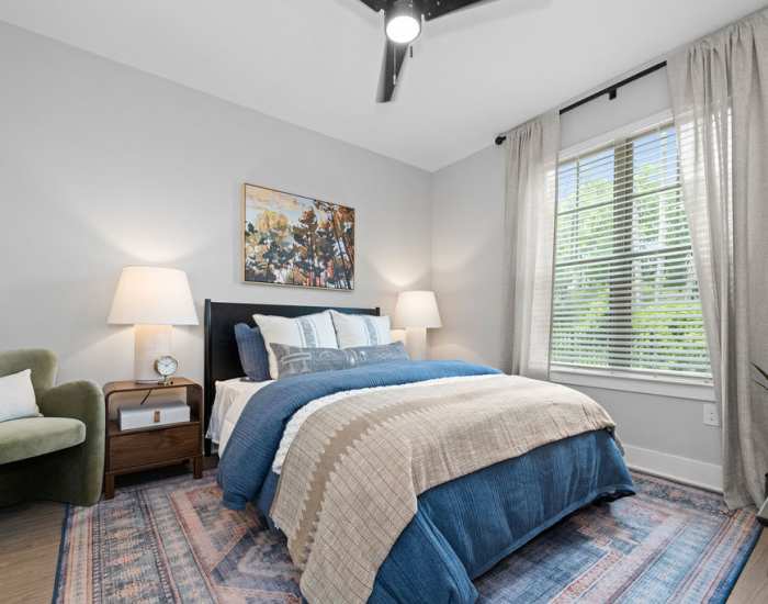 Desk nook in apartment home Woodside at Seven Pines in Jacksonville, Florida