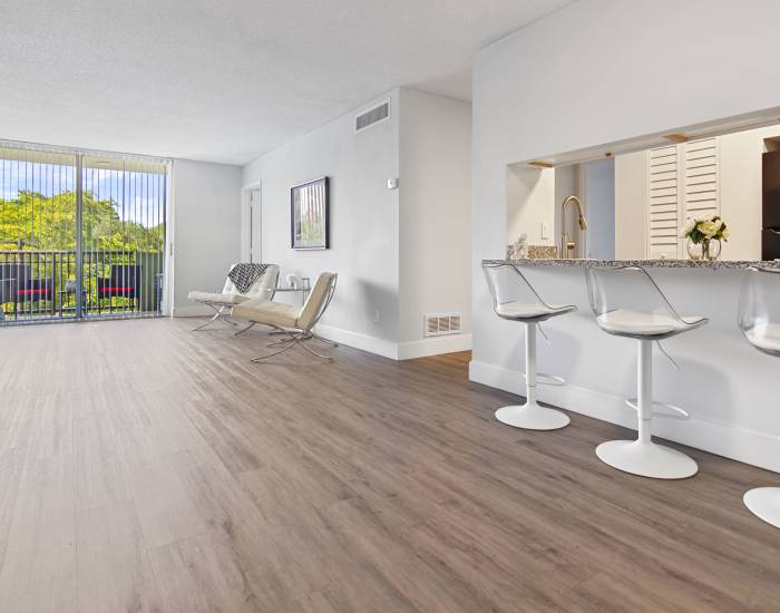 Model room in the community Forest Place in North Miami, Florida 