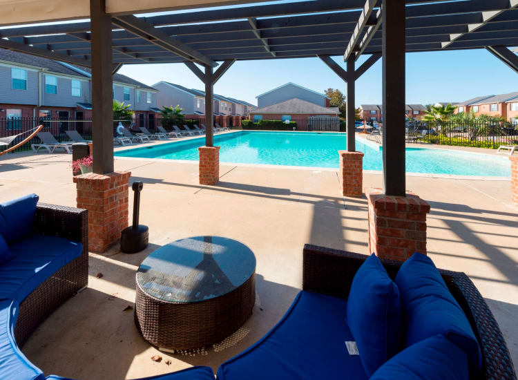 Swimming pool at Parcside in College Station, Texas