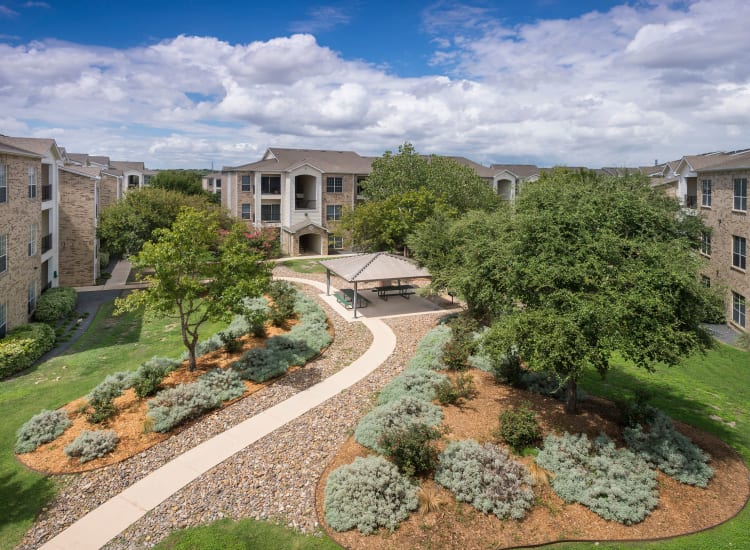 Swimming pool at Stoneybrook Apartments & Townhomes in San Antonio, Texas