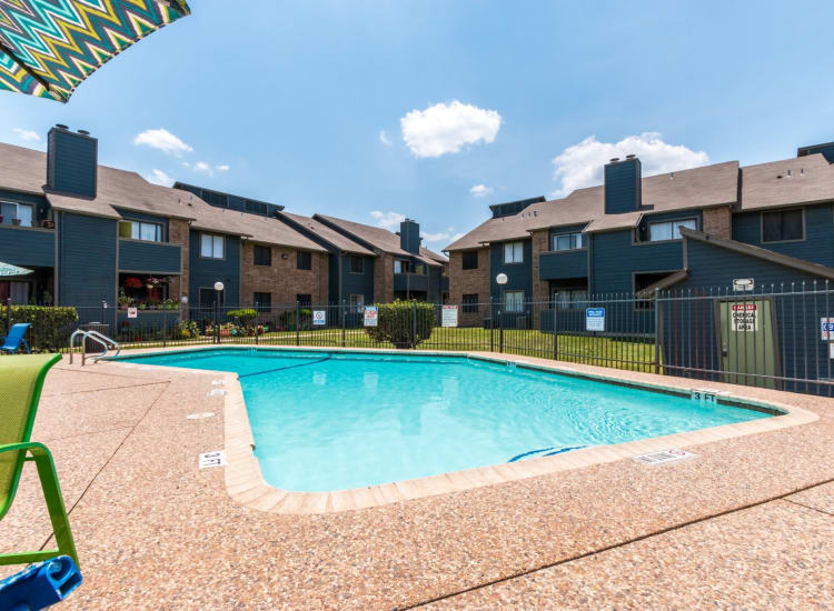 The outdoor pool at Northchase Apartments in Austin, Texas