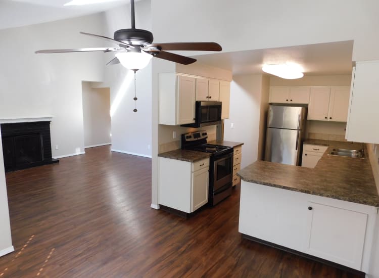 Updated kitchen at Town Center Heights in Happy Valley, OR