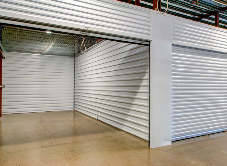 Indoor storage units at Metro Self Storage in Wood-Ridge, New Jersey