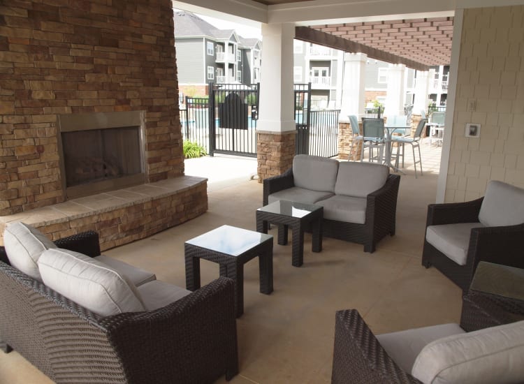 Residents enjoying their new home location at Greyson on 27 in Nicholasville, Kentucky
