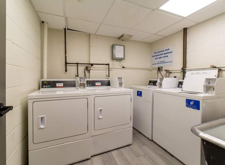 Laundry facilities at HCA 840-846 Mass Ave in Arlington,Massachusetts