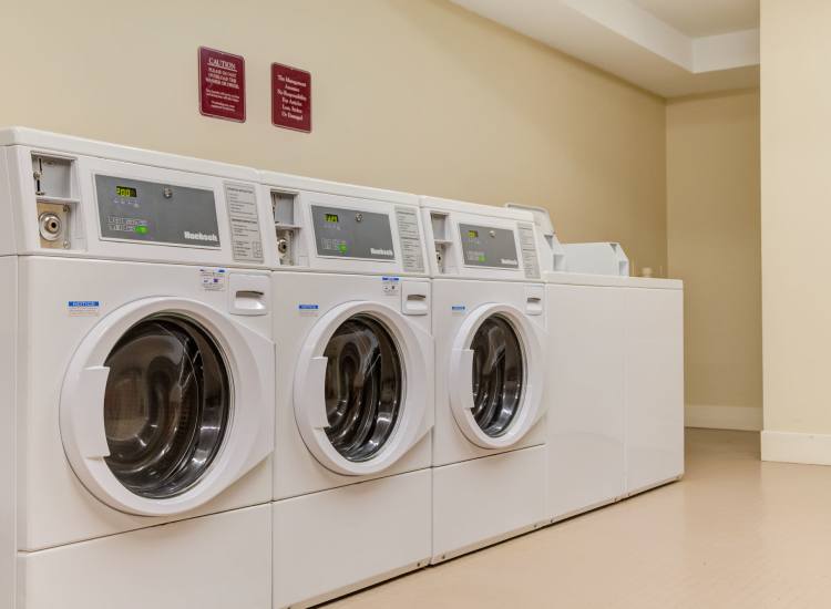 Laundry at Market Mill Apartments in Lowell,Massachusetts