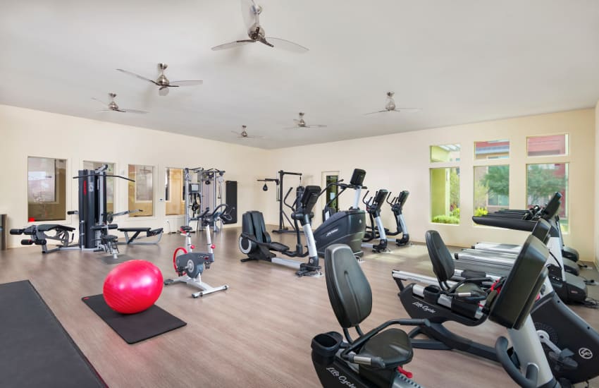 Fitness center at Southern Avenue Villas
