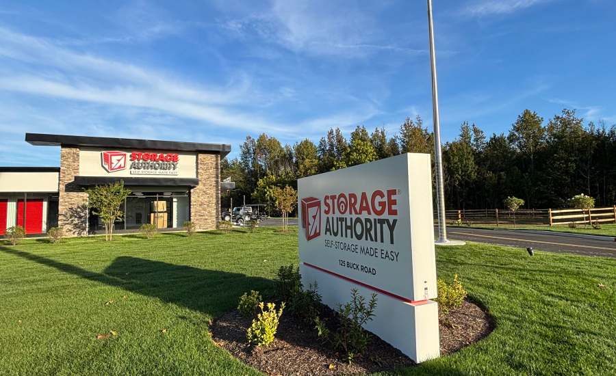 Front Office and Signs at Storage Authority Buck Road in Glassboro, NJ