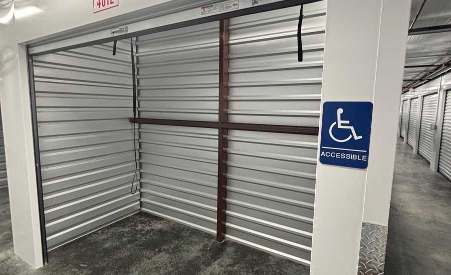 Climate-controlled storage unit at Storage Authority Carolina Road.