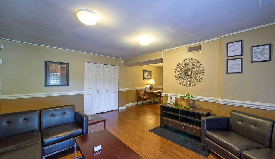 Luxury living room at apartments in Capitol Heights, Maryland