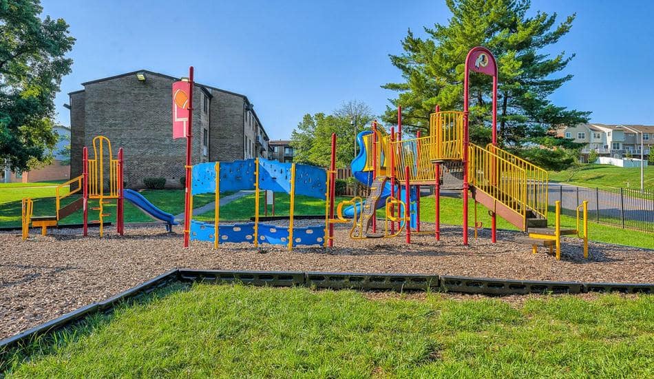 Beautiful playground at apartments in Capitol Heights, Maryland