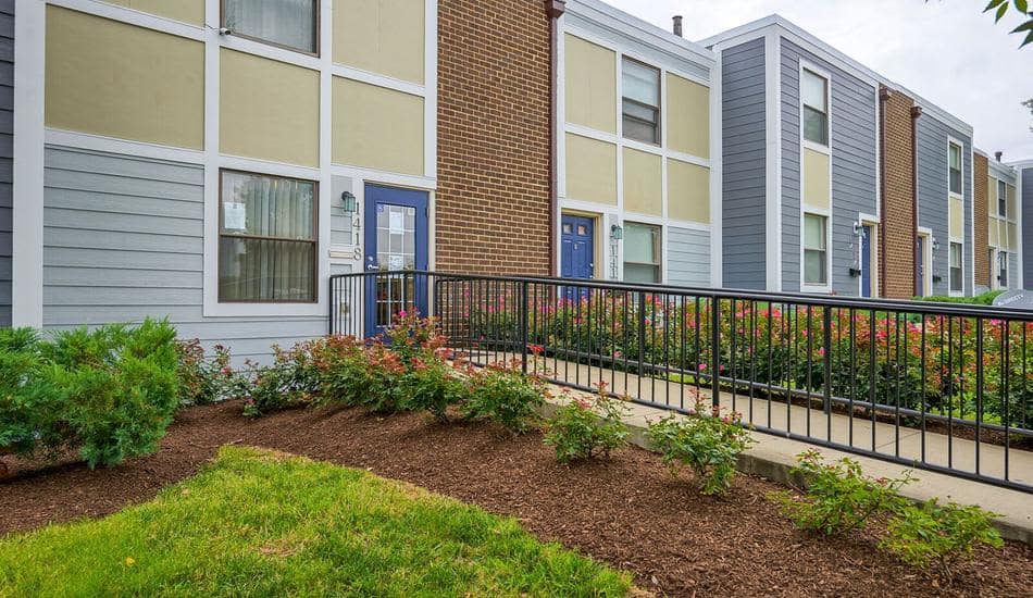 Exterior of Millwood Townhouses