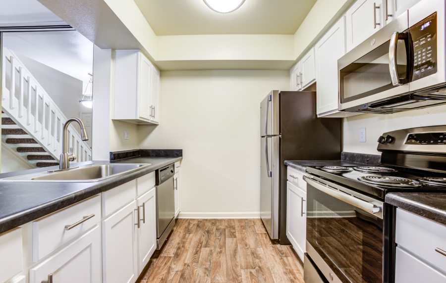 Fully-equipped kitchen at Waterford Place Apartments in Mesa,Arizona