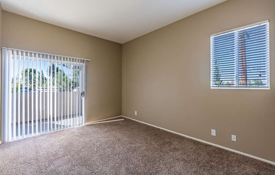 Bedroom at Seapointe Villas in Costa Mesa, California