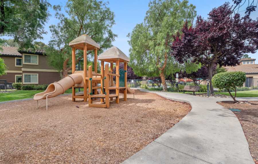 Kid's playground at La Vina Apartments in Livermore, California