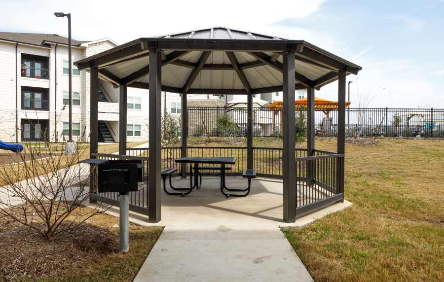 Patio at Walnut Springs in Seguin, Texas