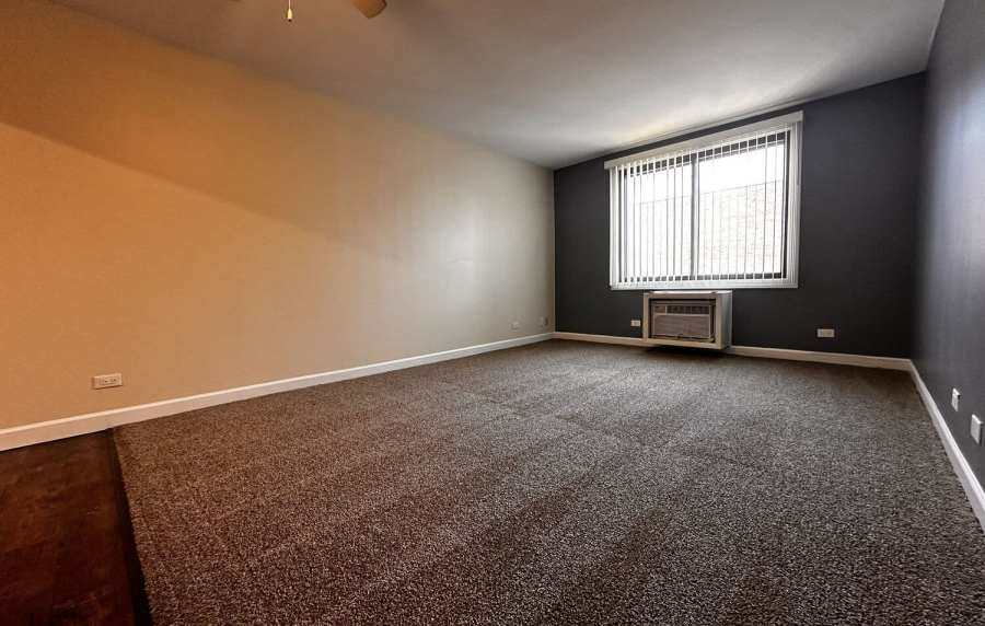 Window in a room at Main Street Apartments in Bensenville, Illinois