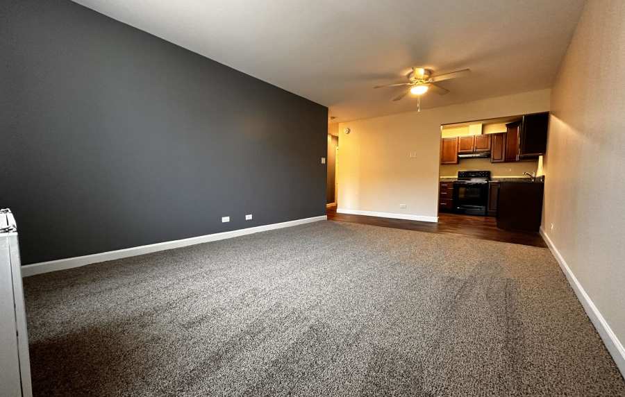Living area at Main Street Apartments in Bensenville, Illinois
