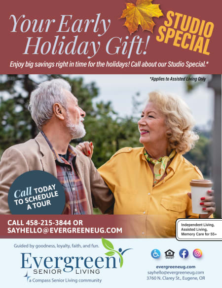 Evergreen Senior Living promotional graphic