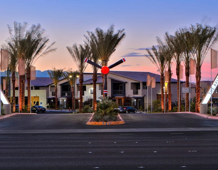 Friends sharing drinks at The Aviator in Henderson, Nevada