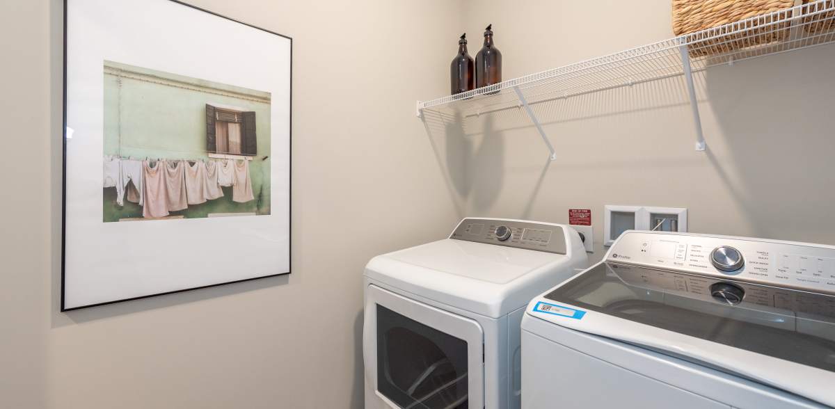 Washer and dryers at Attain at Towne Centre in Fredericksburg, Virginia