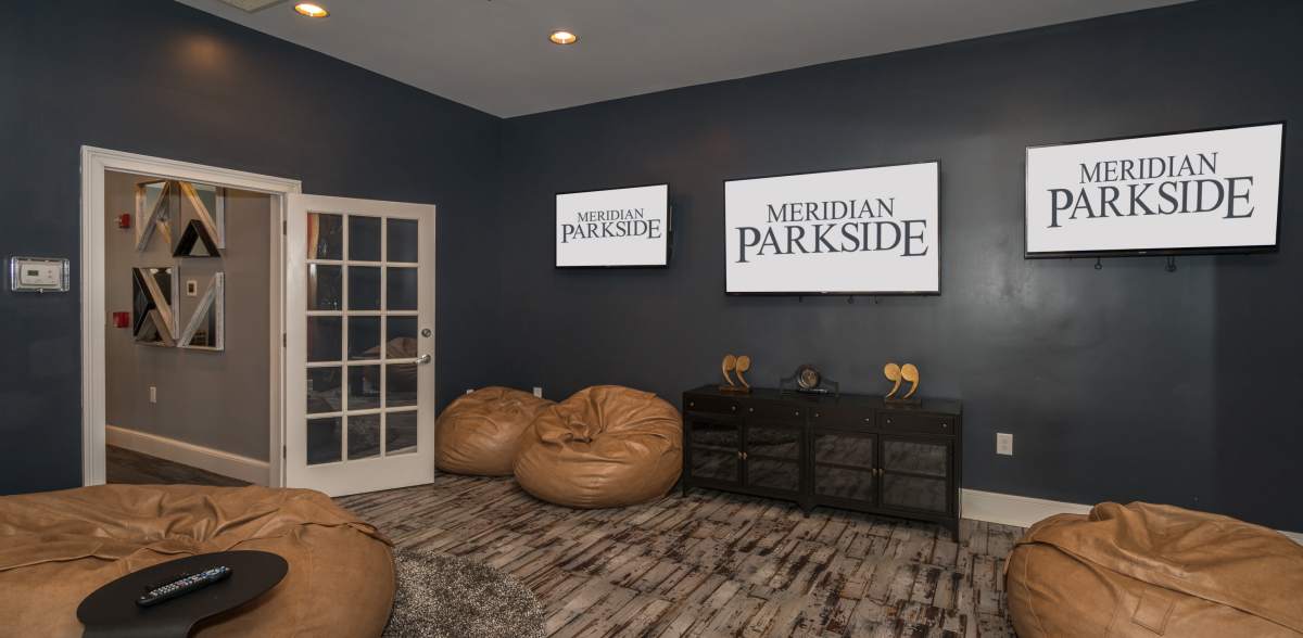 Media Room at Meridian Parkside, Newport News, Virginia