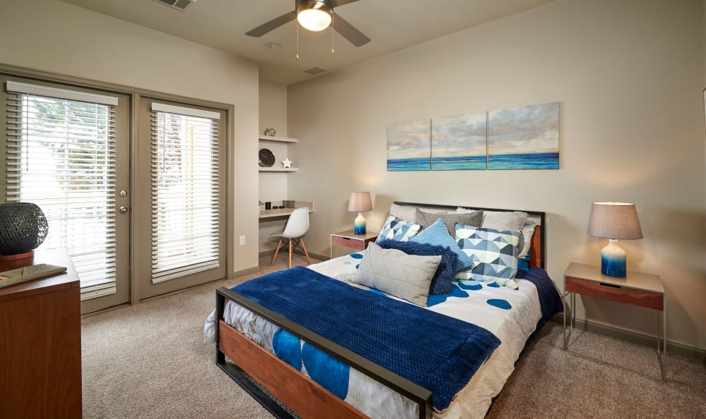 Bedroom at Gateway Park Apartments in Denver