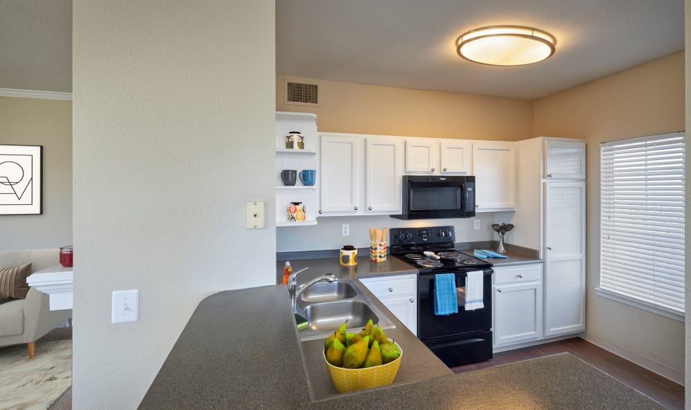 White Renovated Unit Kitchen