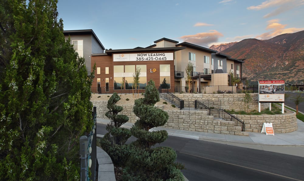 Entrance at Liberty Point at Liberty Point Townhome Apartments in Draper, Utah