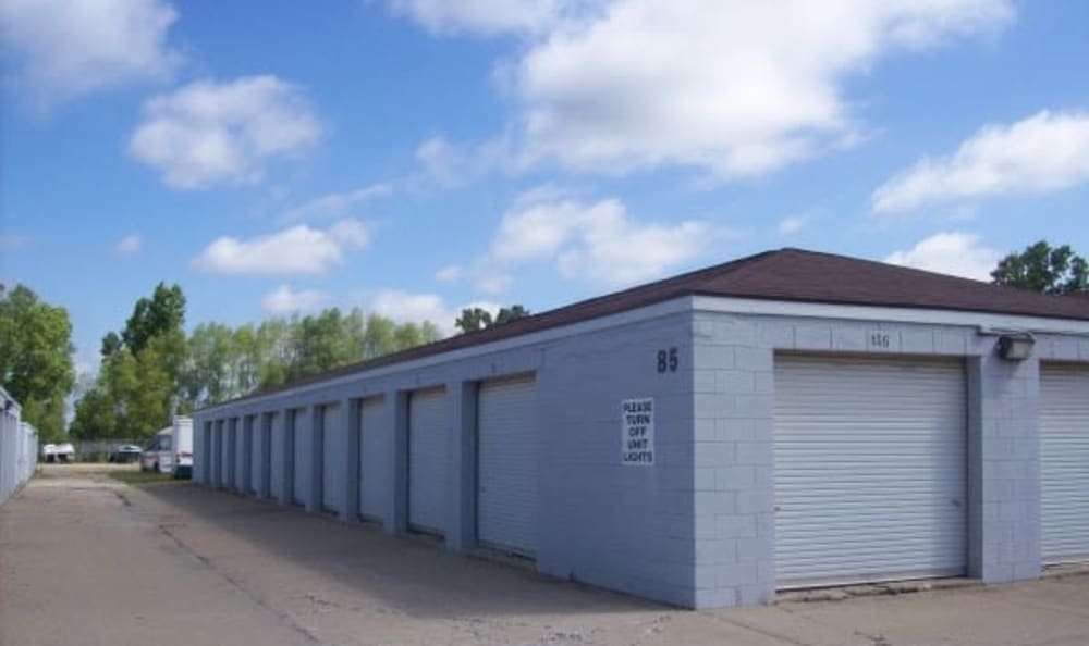 Drive up storage units for rent at Northwest Mini Storage in Flushing, Michigan